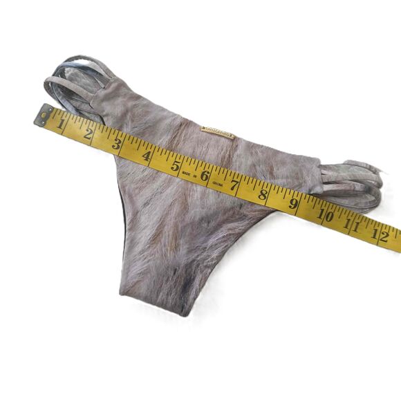 San Lorenzo Bikini Bottom Swimwear XS Strappy Side Extra Small Reversible - Picture 3 of 3